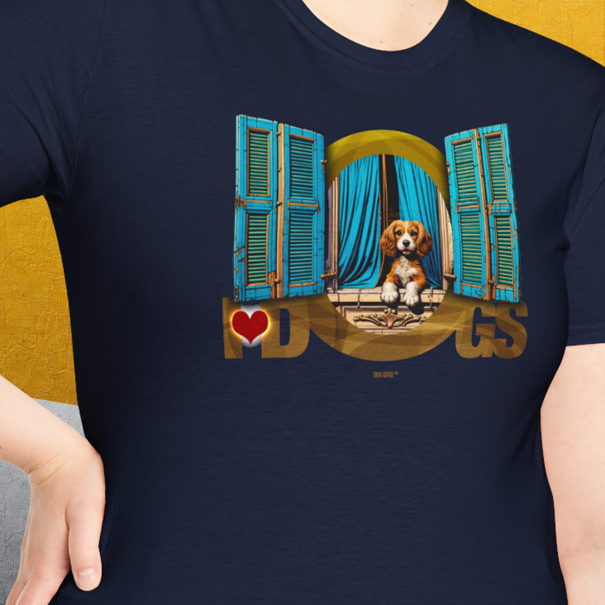 I Love Dogs - Series I, Volume 8, Unisex T-Shirt-, Design by Dog Gang