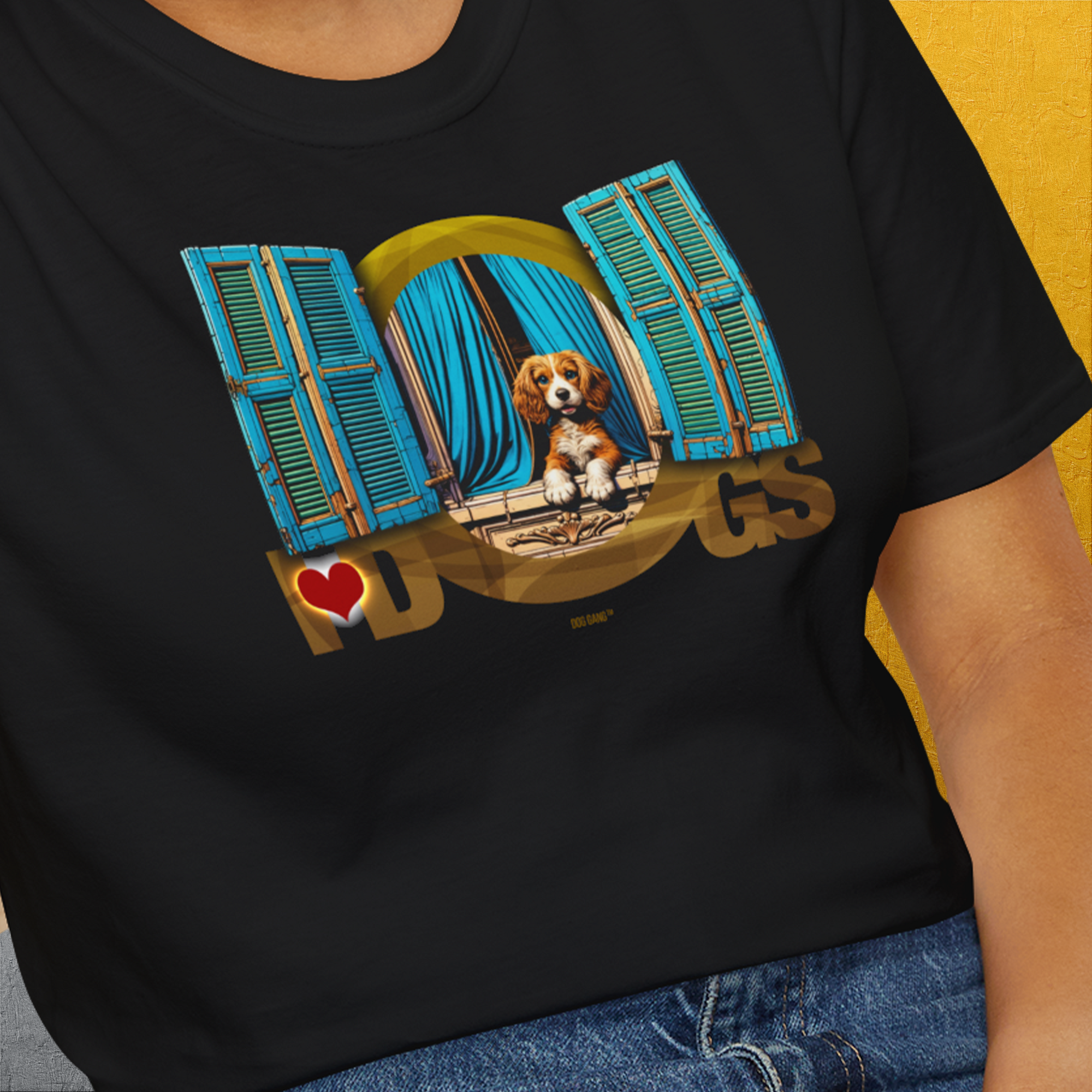 I Love Dogs - Series I, Volume 8, Unisex T-Shirt-, a fun and stylish design for dog lovers from Dog Gang