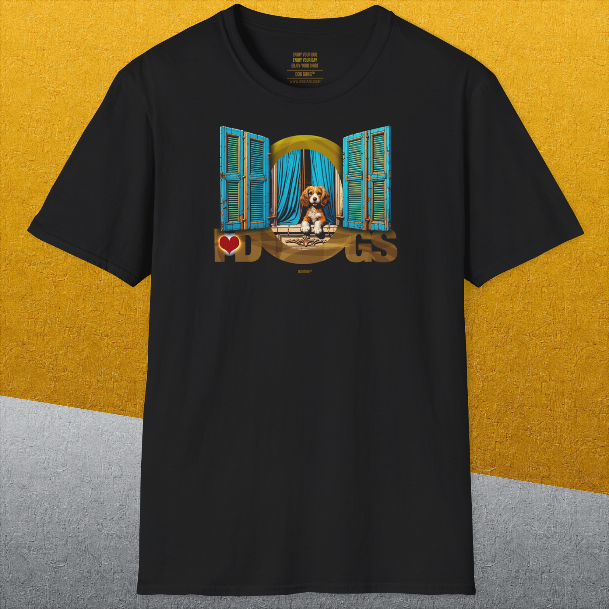 I Love Dogs - Series I, Volume 8, Unisex T-Shirt-. A dog-themed Design from Dog Gang