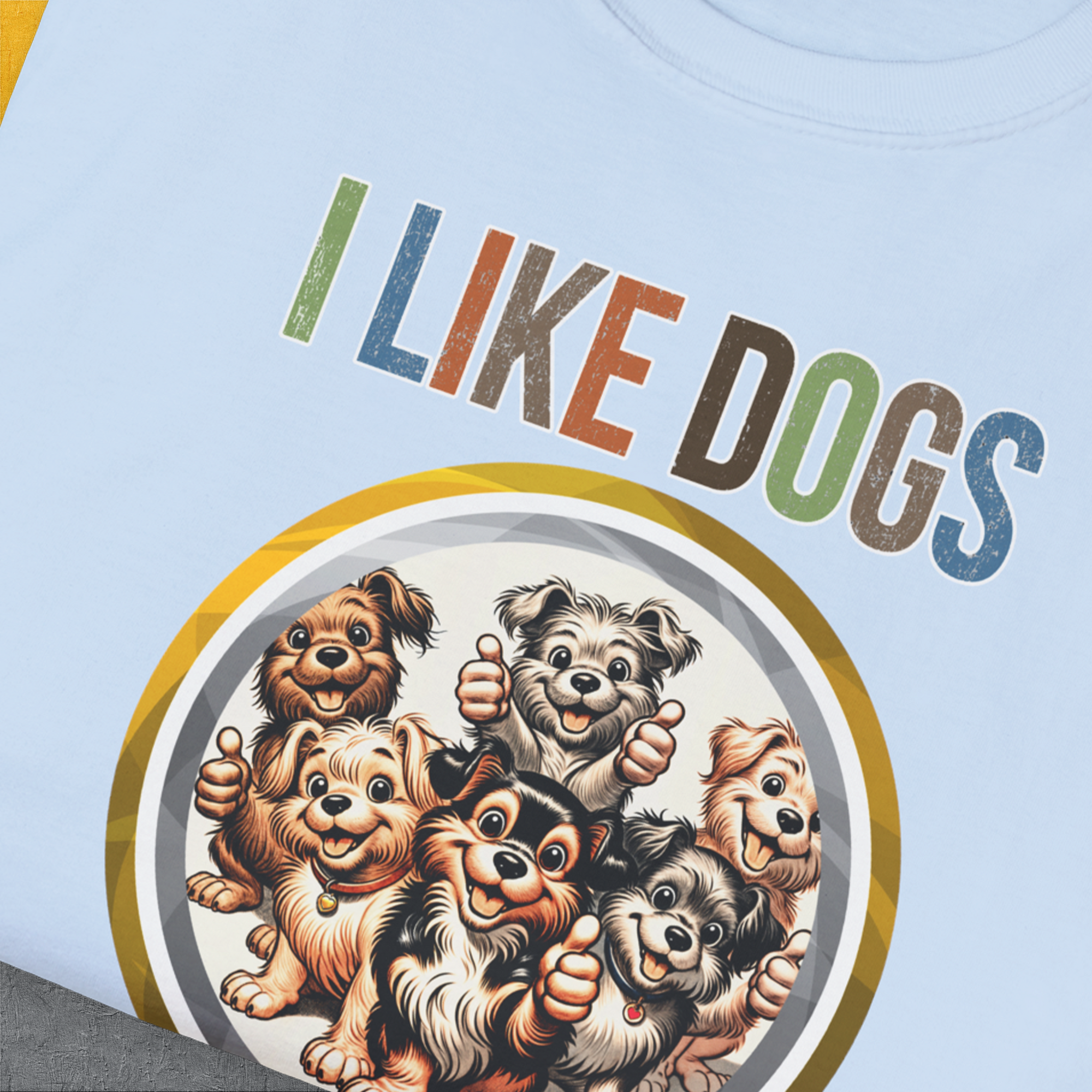 I Like Dogs And They Like Me Too, Volume 5, Unisex T-Shirt-. A dog-themed Design from Dog Gang