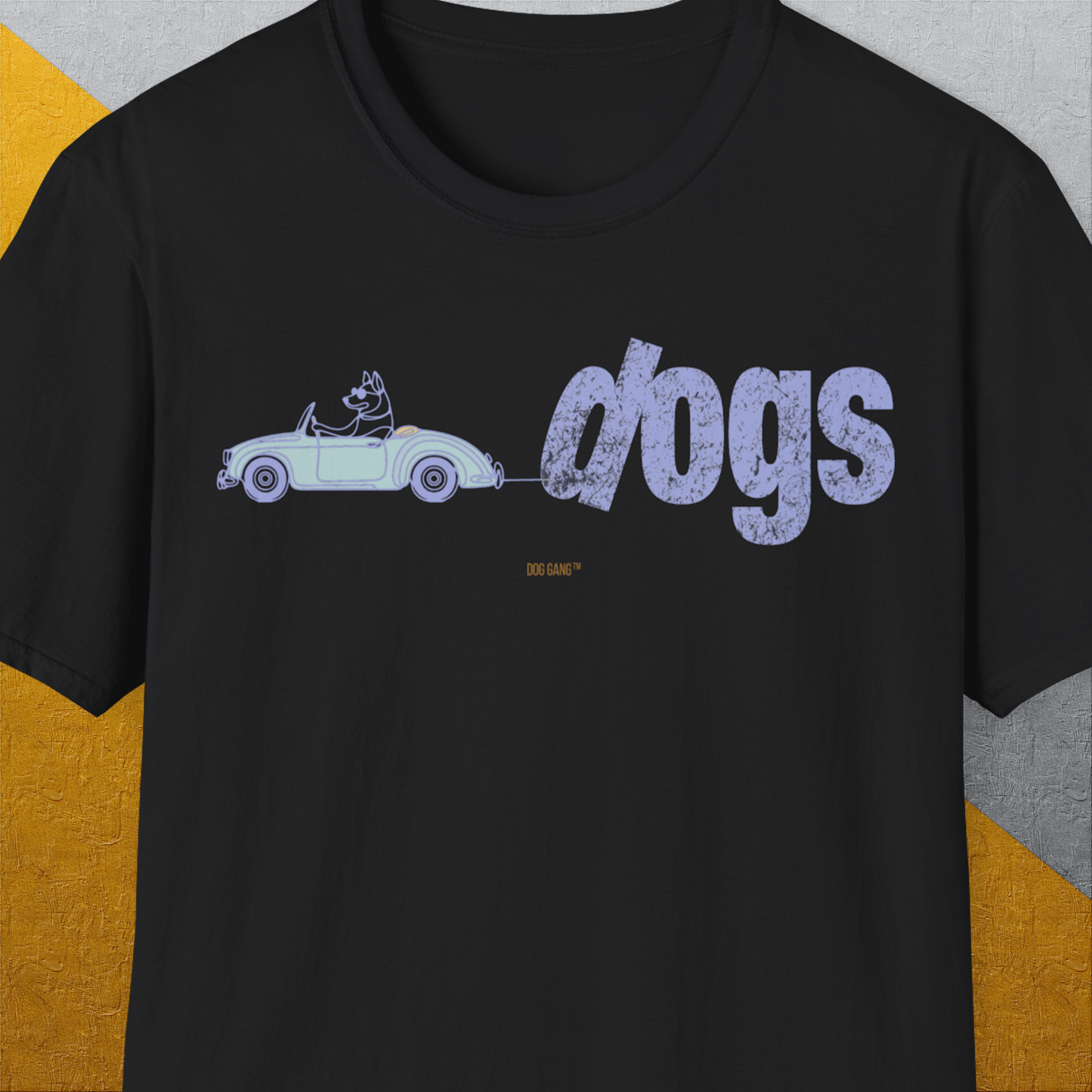 The Dog Gang Minimalistic Series II, Volume 2, Unisex T-Shirt-Black-funny dog lover Shirtdesign by Dog Gang