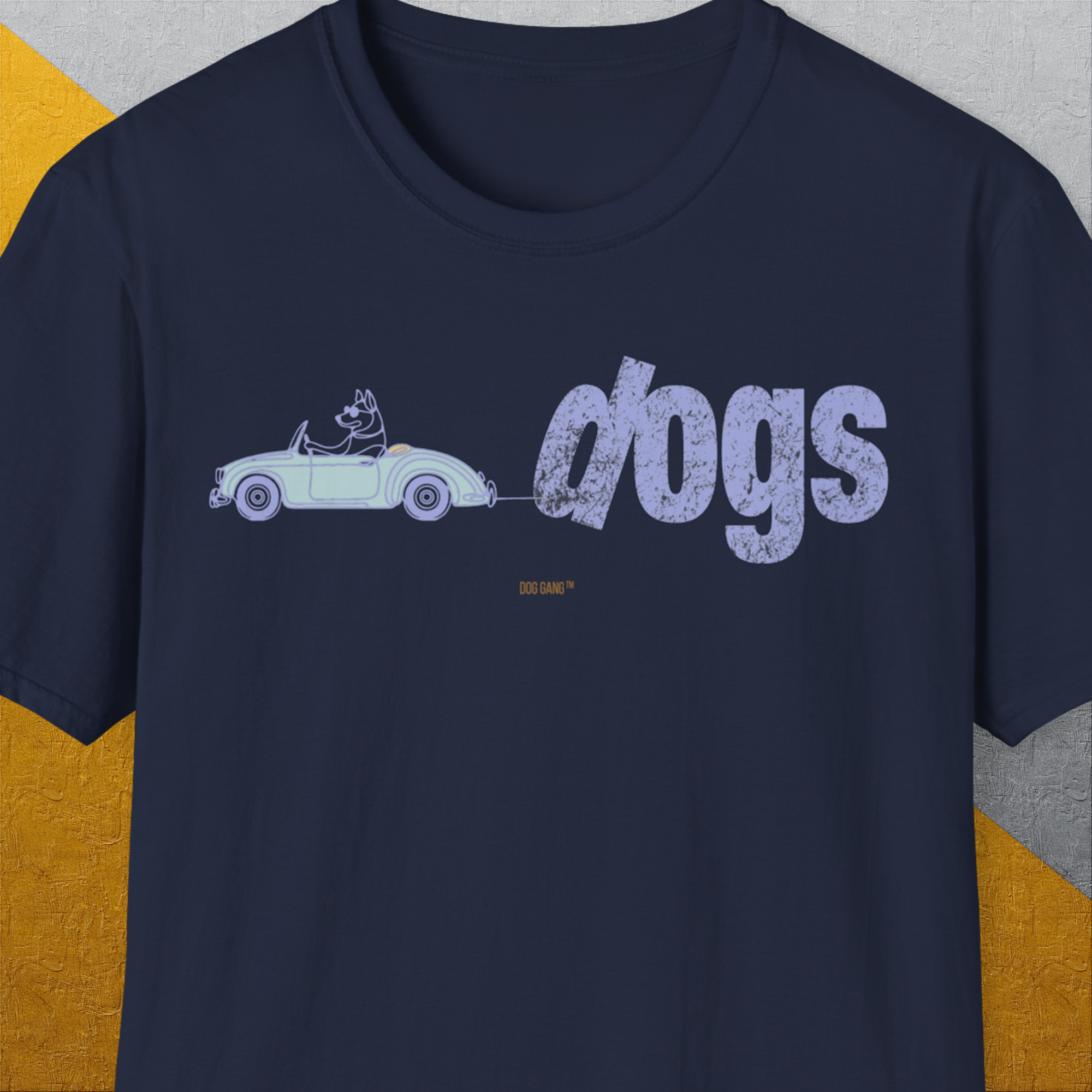 The Dog Gang Minimalistic Series II, Volume 2, Unisex T-Shirt- another funny dog lover Shirtdesign made by Dog Gang