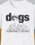 The Dog Gang Minimalistic Series II, Volume 3, Unisex T-Shirt-White, a cool and stylish design with a funny saying from Dog Gang