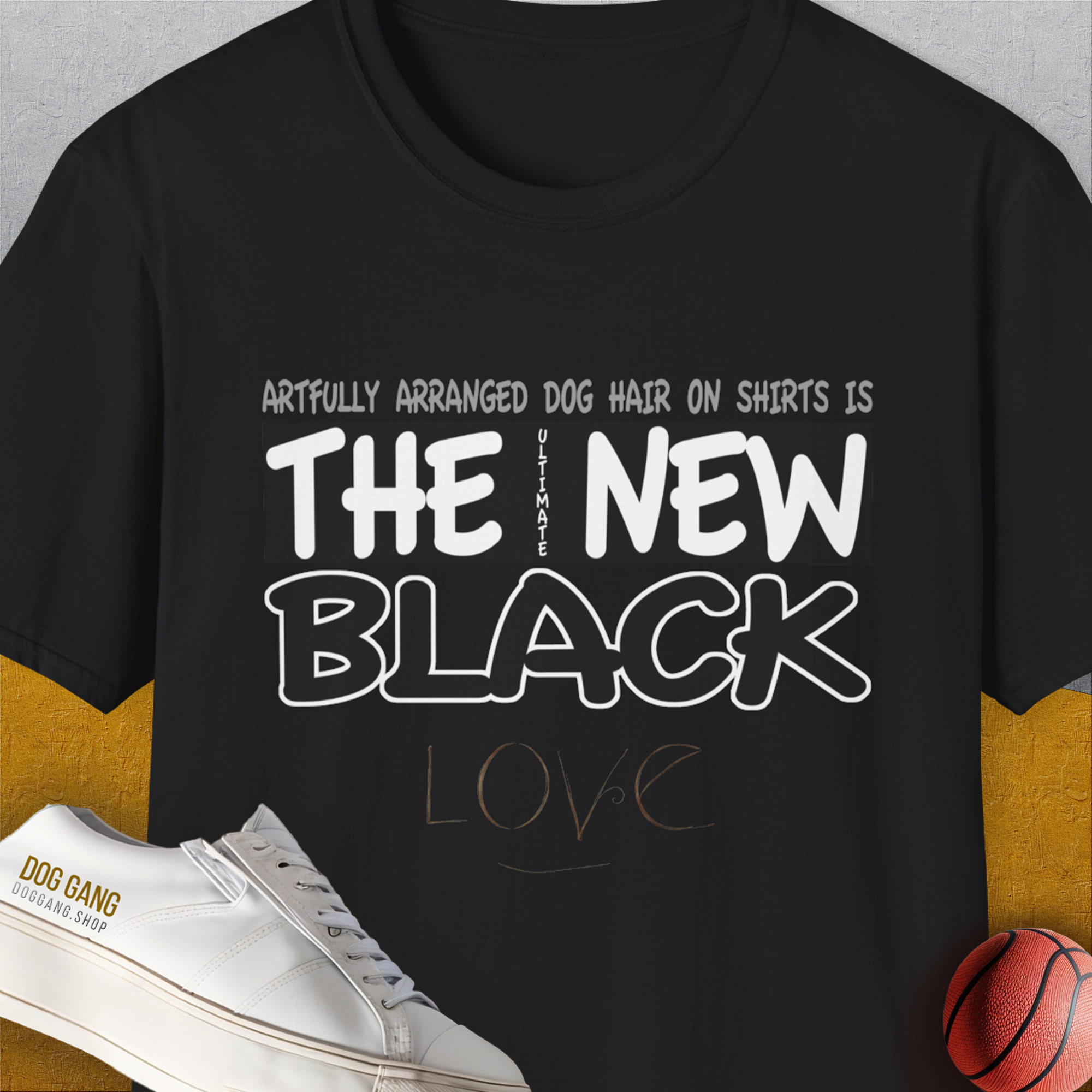 The Ultimate New Black, Volume 2, Unisex T-Shirt-Black. A perfect gift for dog lovers and dog owners. Design by Dog Gang