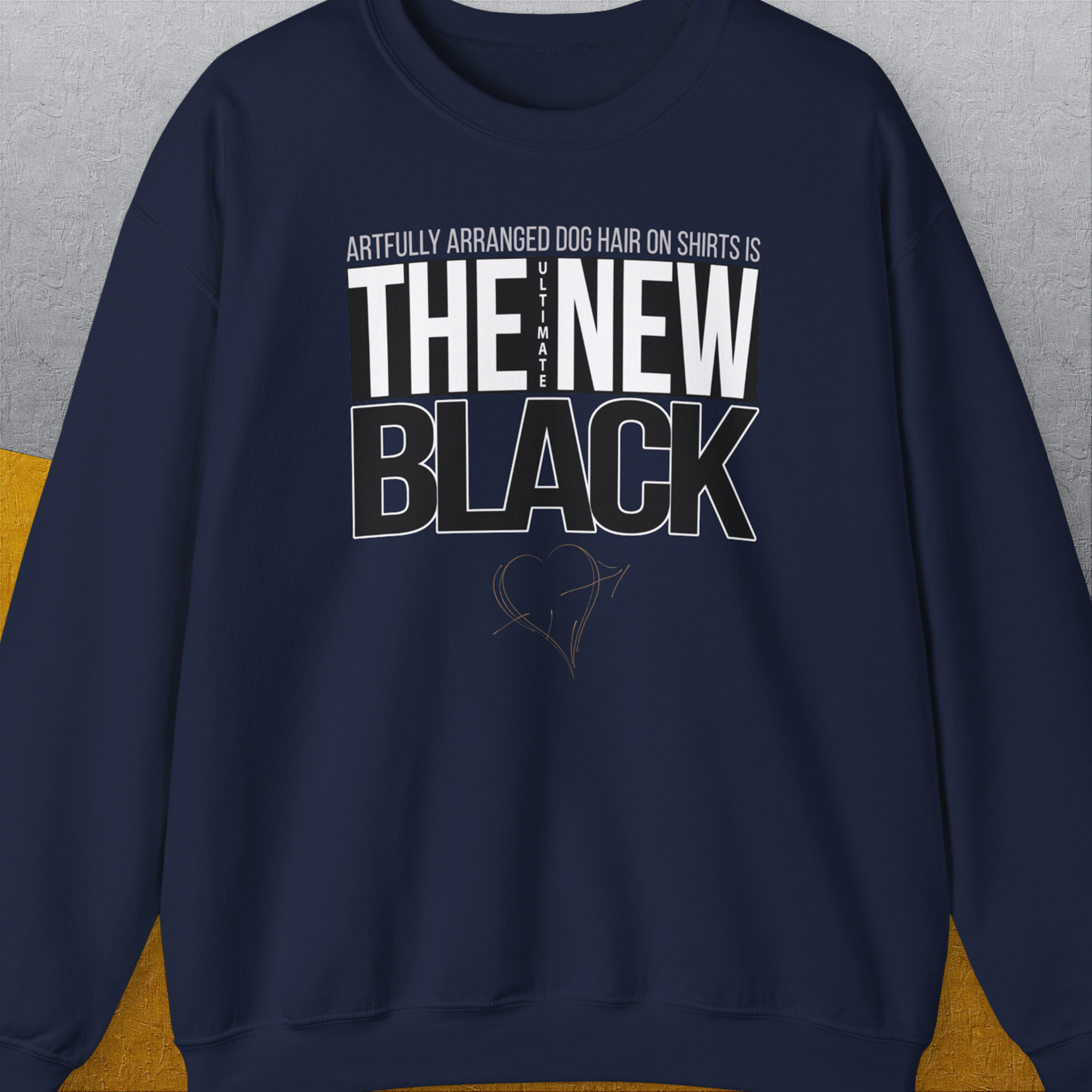 The Ultimate New Black, Volume 1, Unisex Sweatshirt-Navy, Design by Dog Gang