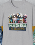 Police Dog Squad For Small Matters (Toy Poodle Division), Volume 2, Unisex T-Shirt-Sport Grey, Design by Dog Gang