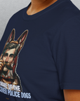 Beware Of The Undercover Police Dogs, Volume 2, Unisex T-Shirt-, Design by Dog Gang