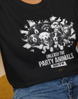 Unleash-Series (Party Animals), Volume 1, Unisex T-Shirt-, a fun and stylish design for dog lovers from Dog Gang