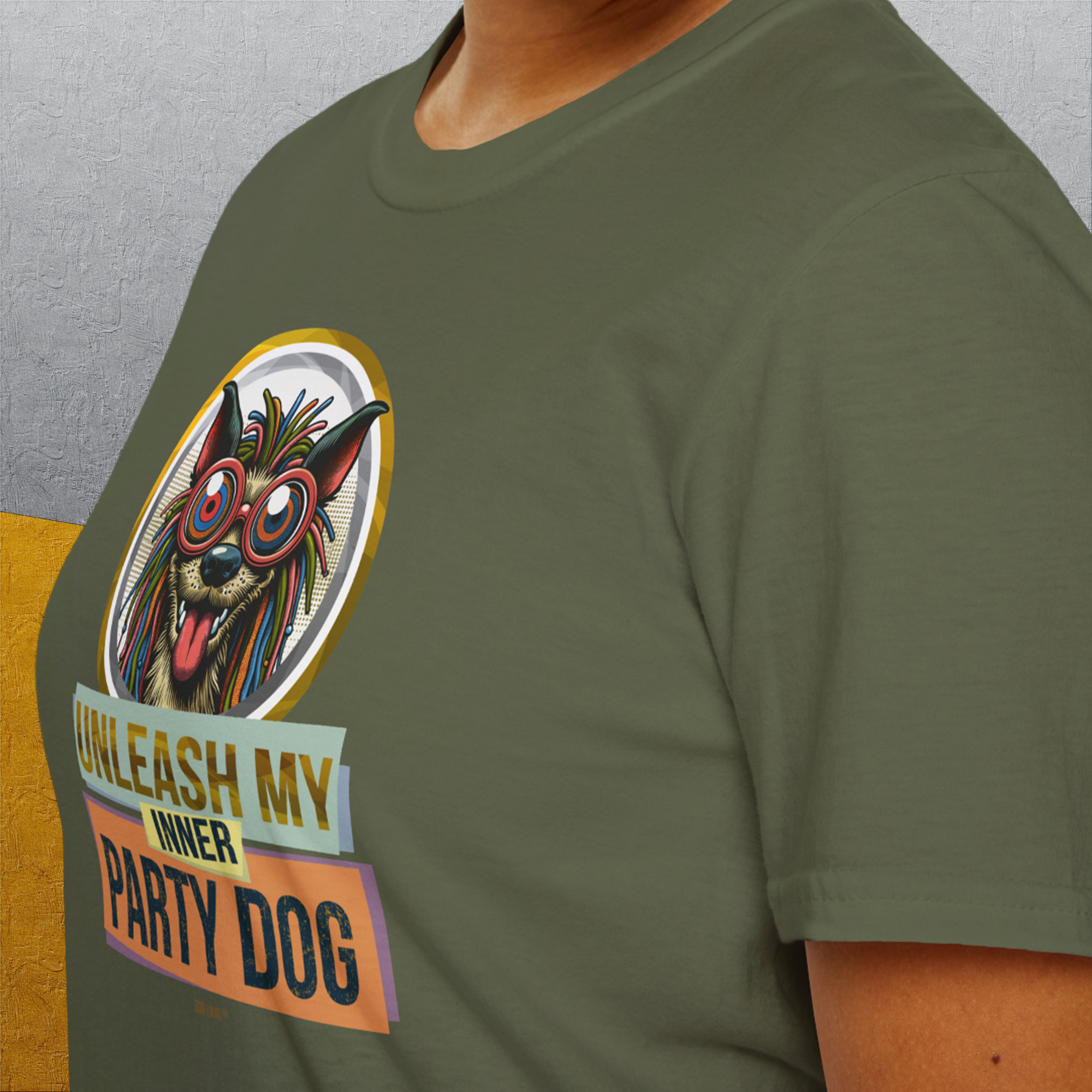 Unleash-Series (My Inner Party Dog), Volume 3, Unisex T-Shirt-, Design by Dog Gang