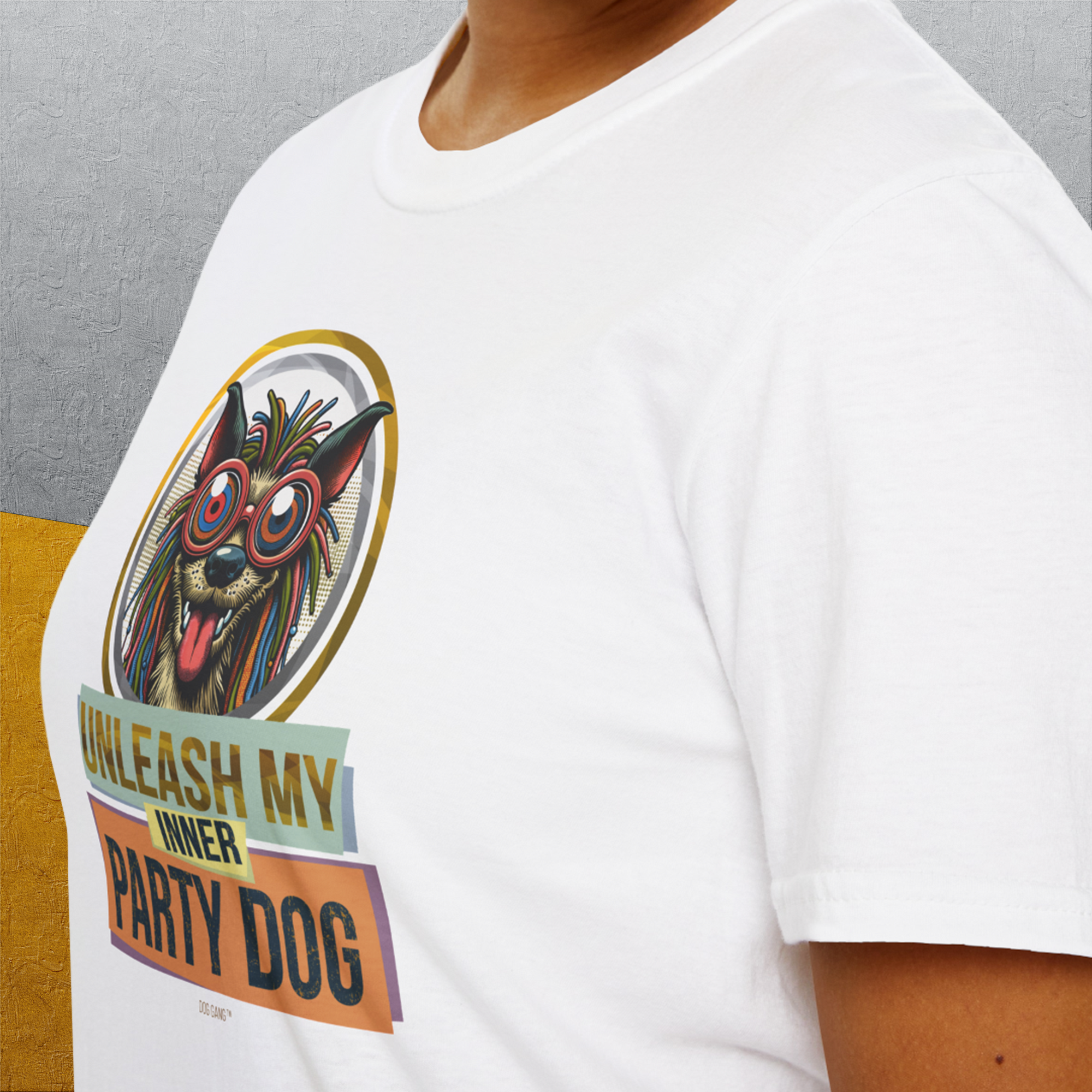 Unleash-Series (My Inner Party Dog), Volume 3, Unisex T-Shirt-, Design by Dog Gang