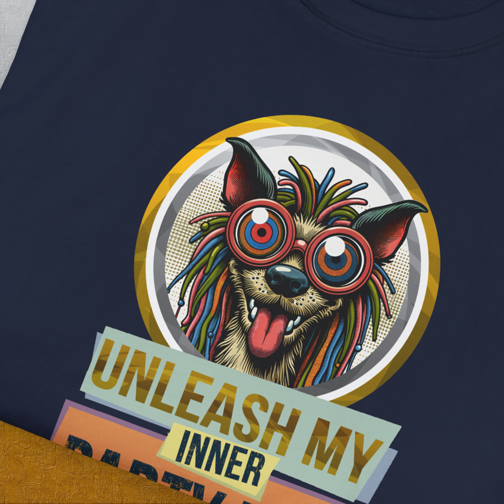 Unleash-Series (My Inner Party Dog), Volume 3, Unisex T-Shirt-. A dog-themed Design from Dog Gang