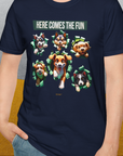 Unleash-Series (Here Comes The Fun), Volume 4, Unisex T-Shirt-, Design by Dog Gang