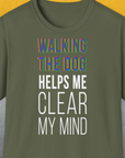 Walking The Dog Series One, Volume 3, Unisex T-Shirt-Military Green. A dog-themed Design from Dog Gang