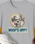 Woof's Upp? Volume 1, Unisex T-Shirt-Sport Grey, Design by Dog Gang
