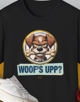 Woof's Upp? Volume 2, Unisex T-Shirt-Black, Design by Dog Gang
