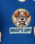 Woof's Upp? Volume 2, Unisex T-Shirt-, Design by Dog Gang