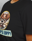 Woof's Upp? Volume 2, Unisex T-Shirt-, Design by Dog Gang