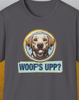 Woof's Upp? Volume 3, Unisex T-Shirt-Charcoal, Design by Dog Gang
