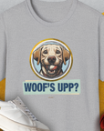 Woof's Upp? Volume 3, Unisex T-Shirt-Sport Grey, Design by Dog Gang