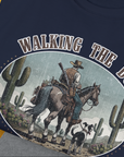 Walking The Dog, Western Style, Volume 2, Unisex T-Shirt-. A dog-themed Design from Dog Gang