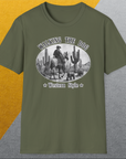 Walking The Dog, Western Style, Volume 1, Unisex T-Shirt-, a cool and stylish design with a funny saying from Dog Gang