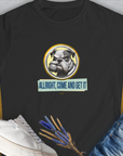 Allright Come And Get It, Volume 1, Women's T-Shirt-Black. A perfect gift for dog lovers and dog owners. Design by Dog Gang