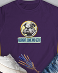 Allright Come And Get It, Volume 1, Women's T-Shirt-Purple, a cool and stylish design with a funny saying from Dog Gang