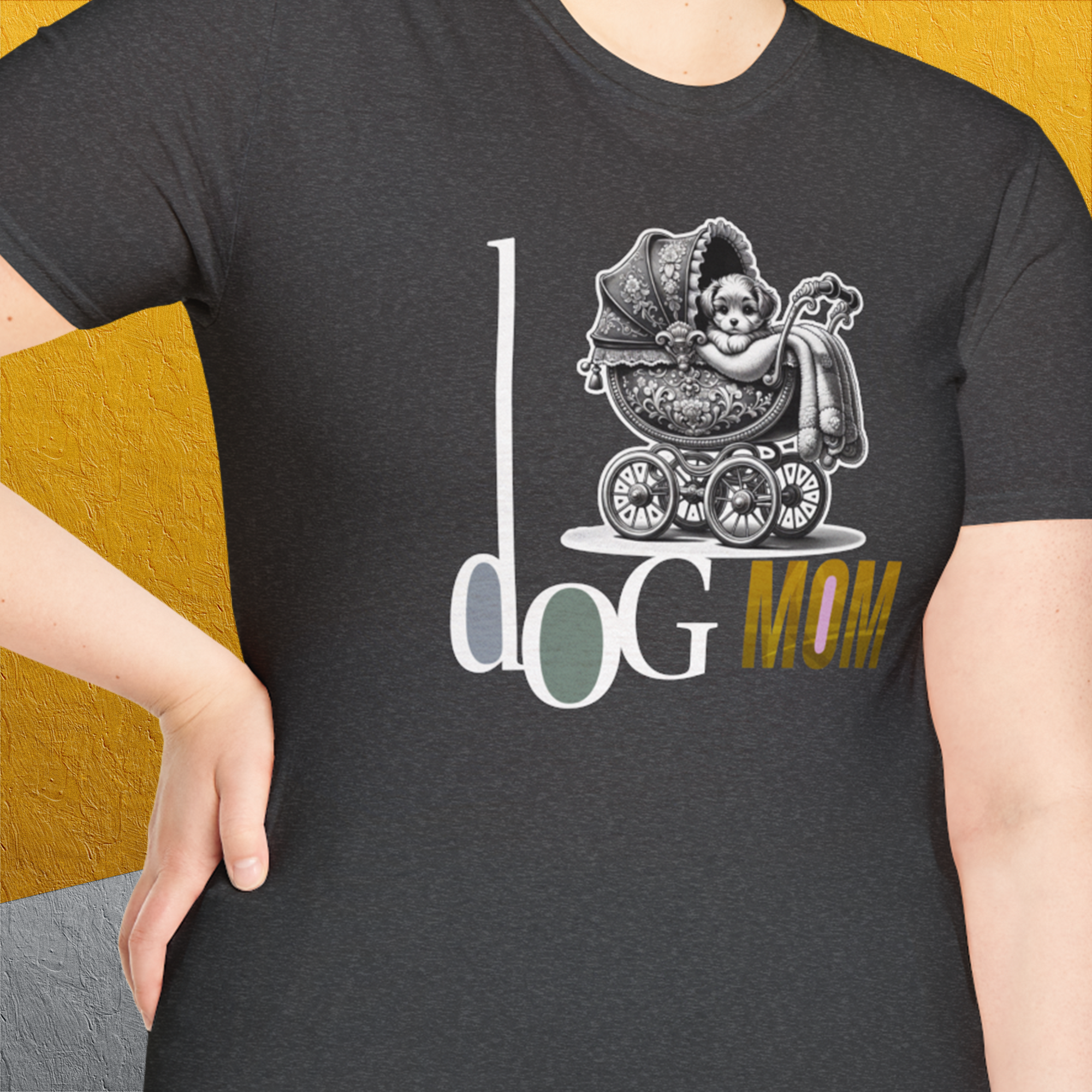 Dog Mom Series, Volume 5, Unisex T-Shirt-, Design by Dog Gang