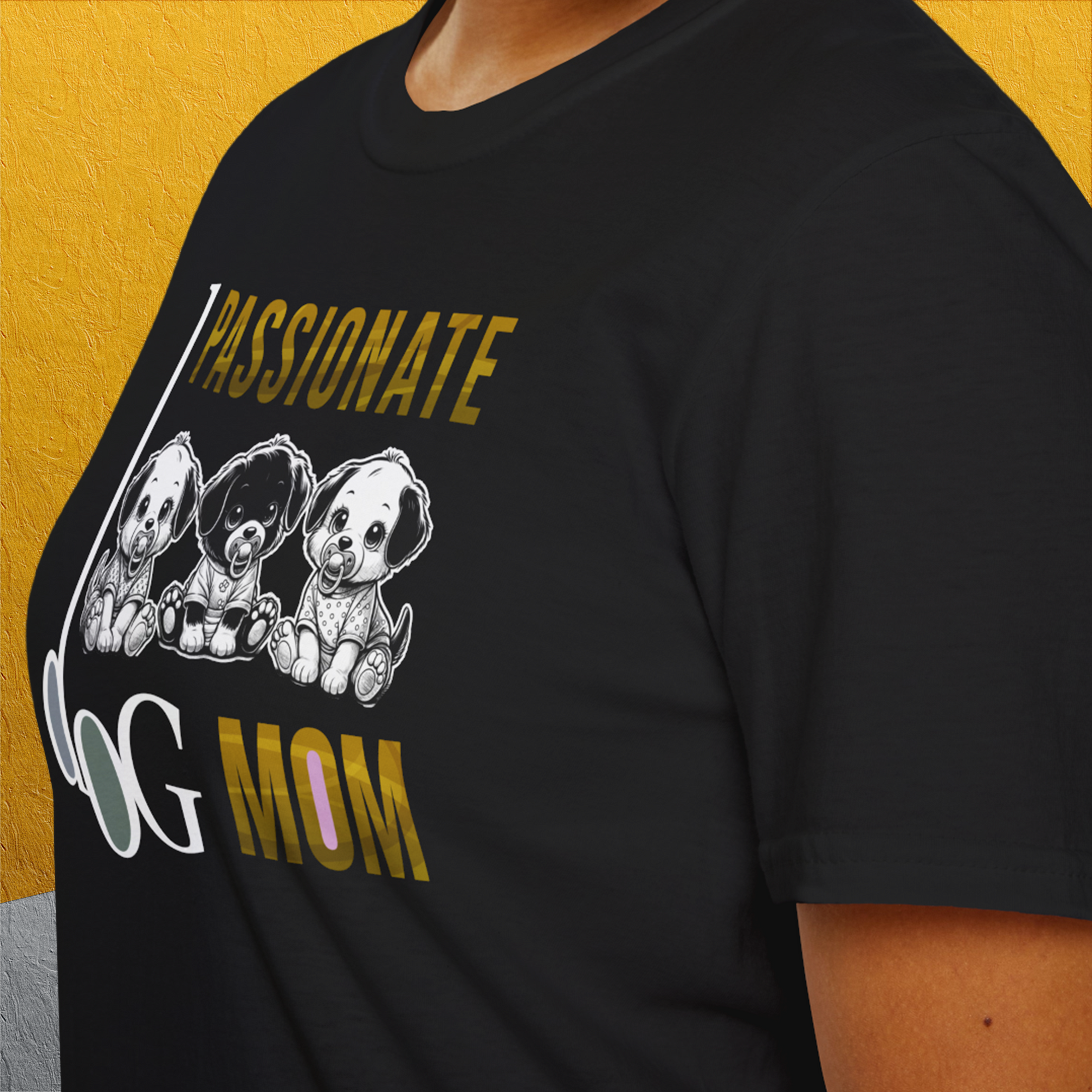 Dog Mom Series, Volume 6, Unisex T-Shirt-, Design by Dog Gang