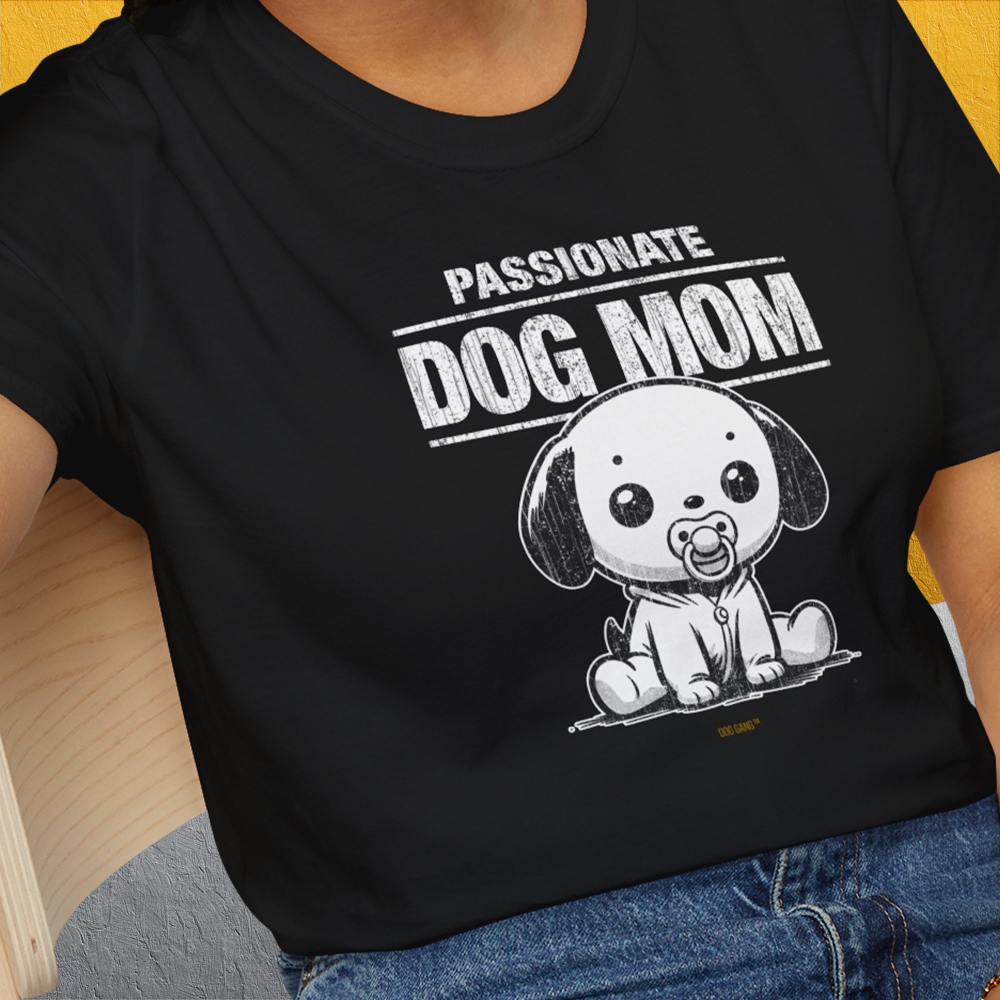 Dog Mom Series, Volume 7, Unisex T-Shirt-, a fun and stylish design for dog lovers from Dog Gang