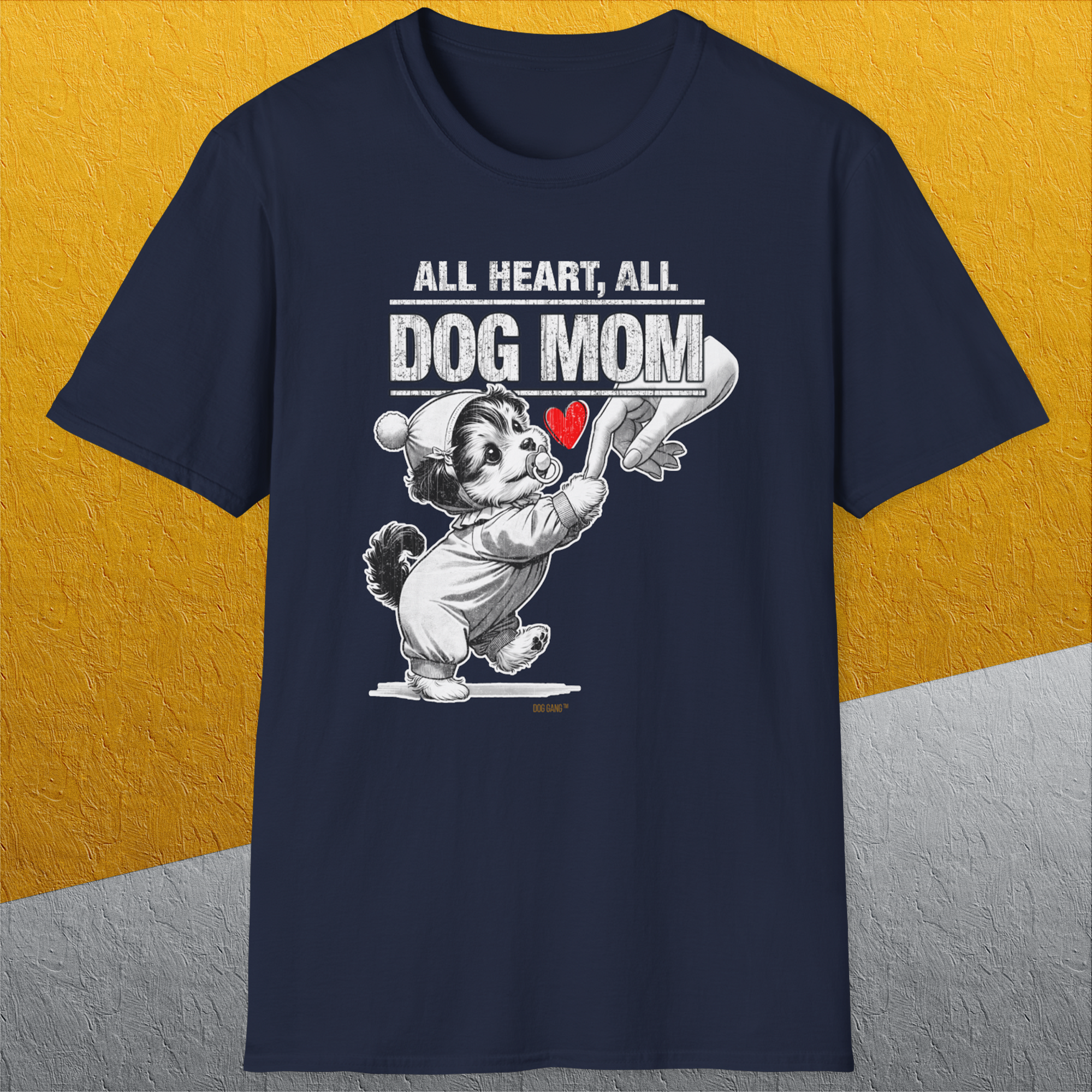 Dog Mom Series, Volume 9, Unisex T-Shirt-, a cool and stylish design with a funny saying from Dog Gang