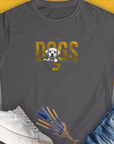 DOGS Series (D-GS), Volume 3, Women's T-Shirt-Charcoal. For dog lovers and dog owners. Design by Dog Gang