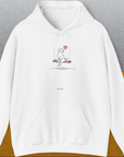 The Dog Gang Minimalistic Series I, Volume 1, Unisex Hoodie-White. For dog lovers and dog owners. Design by Dog Gang