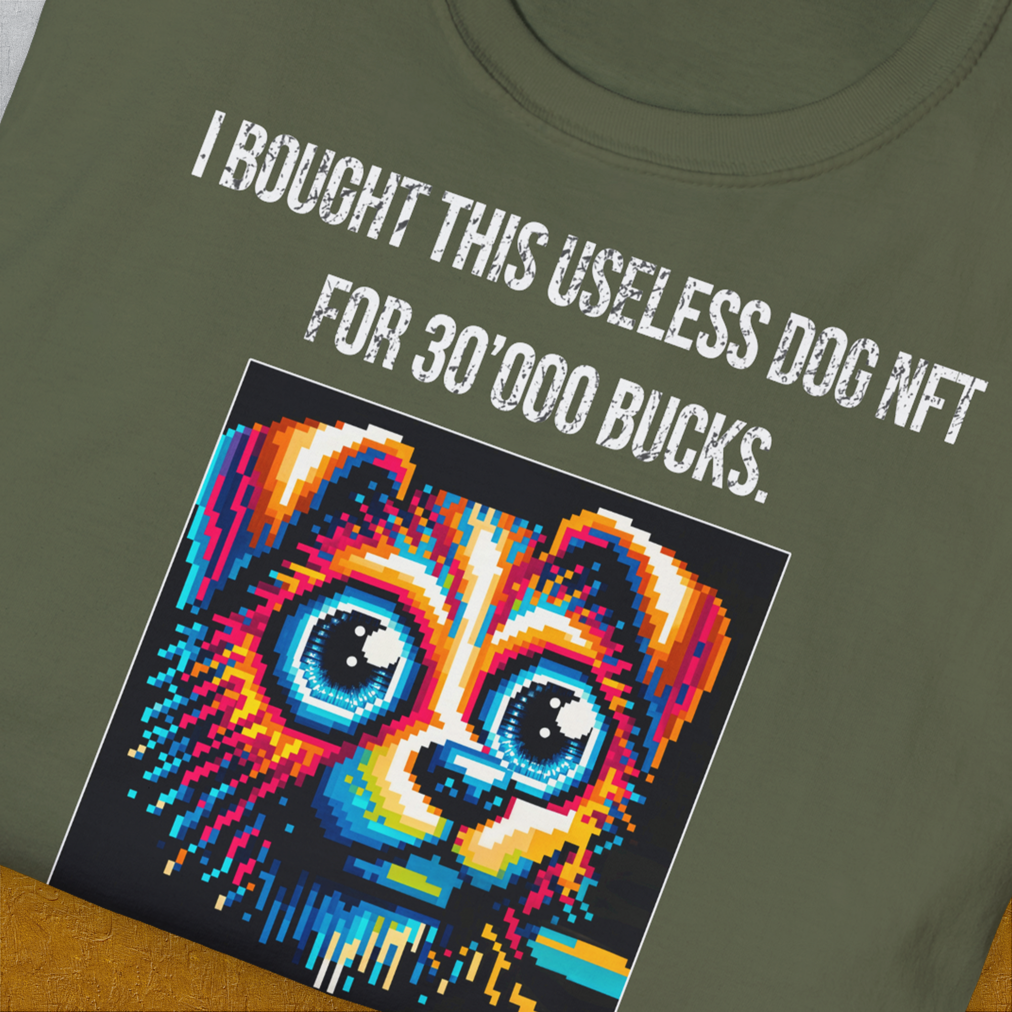 NFT Series, Volume 2, Unisex T-Shirt-. A perfect gift for dog lovers and dog owners. Design by Dog Gang