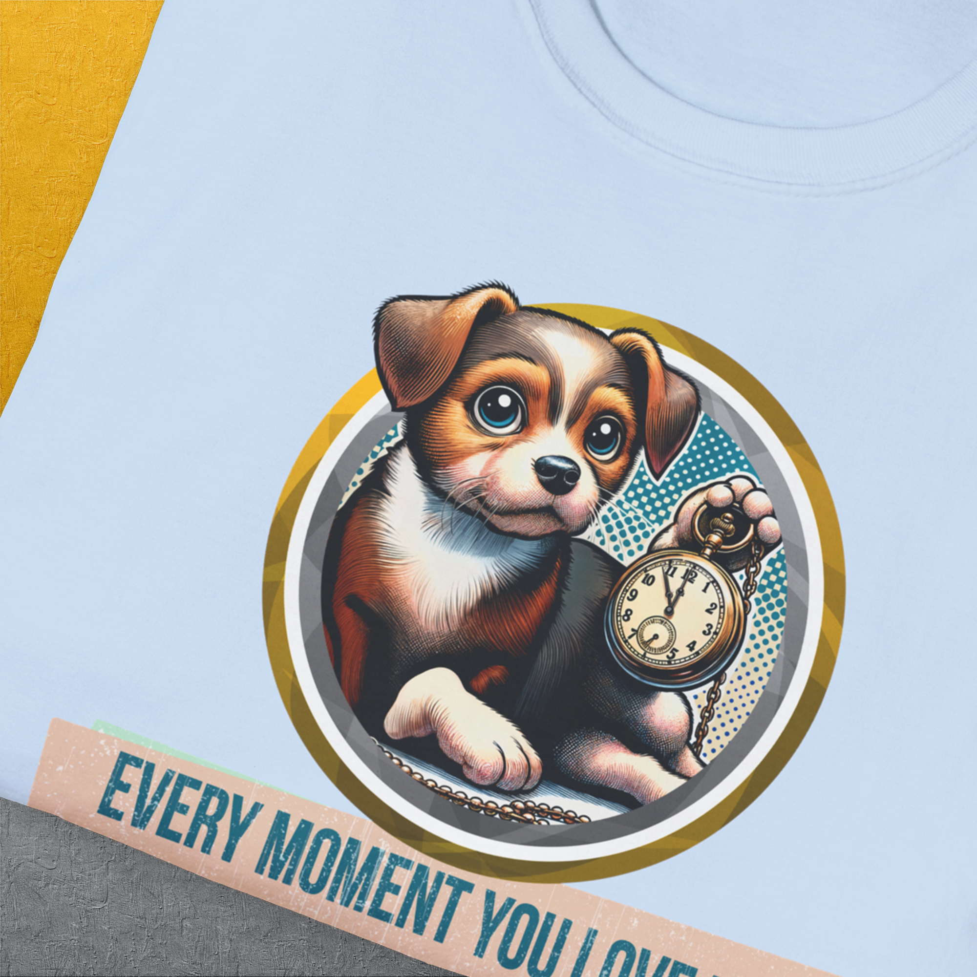 One Human Year = Ten Dog Years, Volume 3, Unisex T-Shirt-. A dog-themed Design from Dog Gang