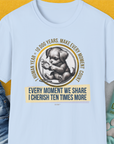 One Human Year = Ten Dog Years, Volume 4, Unisex T-Shirt-Light Blue-Design made by Dog Gang