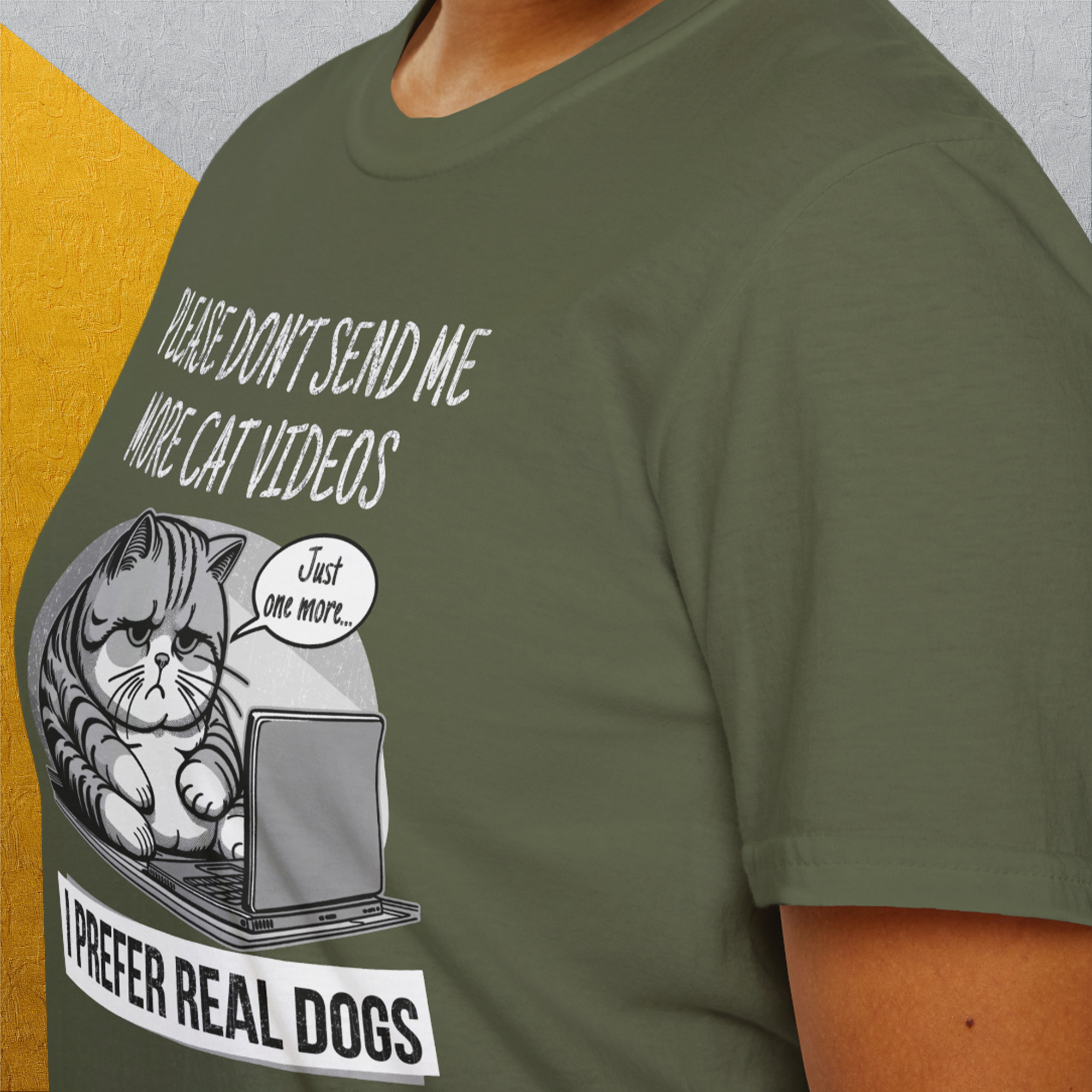 Cat Videos Series, Volume 1, Unisex T-Shirt- another funny dog lover Shirtdesign made by Dog Gang