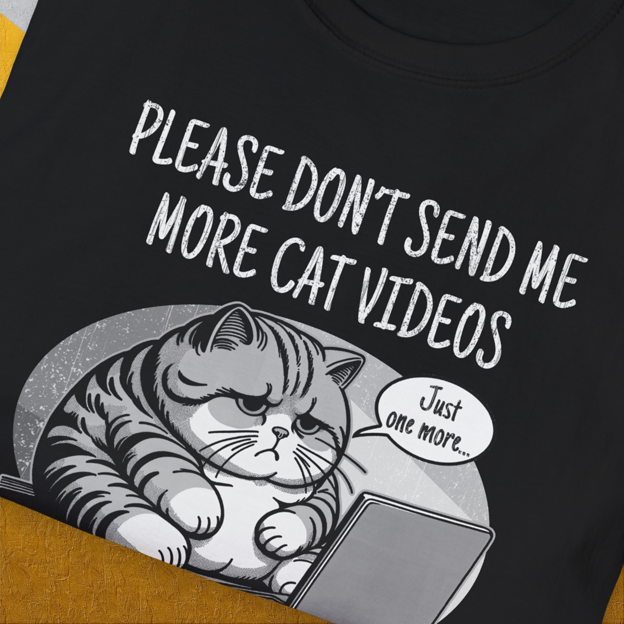 Cat Videos Series, Volume 1, Unisex T-Shirt-humorous dog lover / dog owner Design by Dog Gang