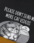 Cat Videos Series, Volume 1, Unisex T-Shirt-humorous dog lover / dog owner Design by Dog Gang