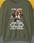 Go Fetch It Yourself Series, Volume 2, Unisex Sweatshirt-S-funny dog lover Shirtdesign by Dog Gang