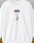The Dog Gang Minimalistic Series I, Volume 2, Unisex Sweatshirt-White-Design by Dog Gang