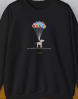 The Dog Gang Minimalistic Series I, Volume 2, Unisex Sweatshirt-Black-Design by Dog Gang