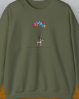 The Dog Gang Minimalistic Series I, Volume 2, Unisex Sweatshirt-Military Green-Design by Dog Gang