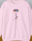 The Dog Gang Minimalistic Series I, Volume 2, Unisex Sweatshirt-Light Pink-Design by Dog Gang