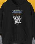 Nothing Beats A Dog's Delight When You Return Home, Volume 1, Unisex Hoodie-Black-funny dog lover Shirtdesign by Dog Gang