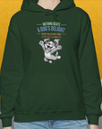 Nothing Beats A Dog's Delight When You Return Home, Volume 1, Unisex Hoodie- funny dog-themed Shirt. Design by Dog Gang