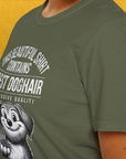 This Beautiful Shirt Contains Finest Dog Hair Of Exclusive Quality, Volume 1, Unisex T-Shirt-funny dog lover Shirtdesign by Dog Gang