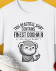This Beautiful Shirt Contains Finest Dog Hair Of Exclusive Quality, Volume 2, Unisex T-Shirt-funny and stylish. A perfect gift for dog lovers. Shirtdesign by Dog Gang