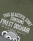 This Beautiful Shirt Contains Finest Dog Hair Of Exclusive Quality, Volume 2, Unisex T-Shirt-humorous dog lover / dog owner Design by Dog Gang