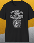 This Beautiful Shirt Contains Finest Dog Hair, Volume 4, Unisex T-Shirt funny dog print, Design by Dog Gang